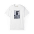 T-Shirt — Vintage Black & White Portrait Photo Tee with Signature Print