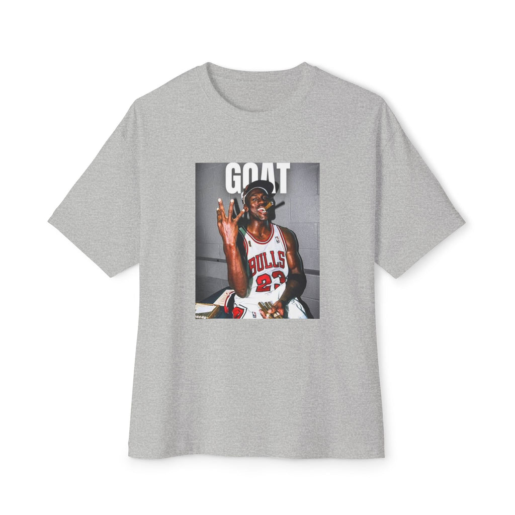 GOAT Michael Jordan Photo Tee — Retro Bulls Basketball Graphic T-Shirt