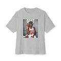 GOAT Michael Jordan Photo Tee — Retro Bulls Basketball Graphic T-Shirt