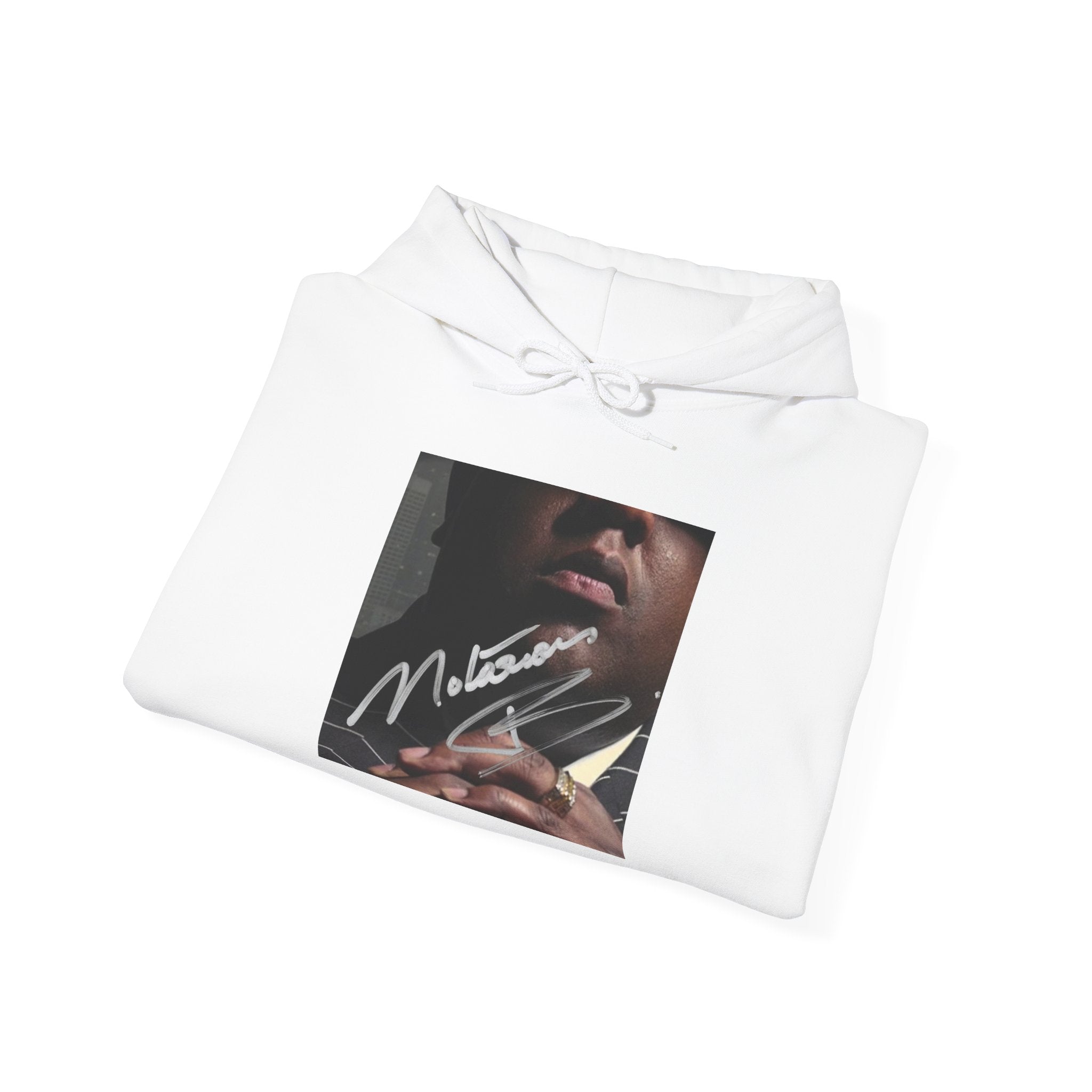 Hoodie “No Tears” Signature Photo Print – Cozy Streetwear Pullover