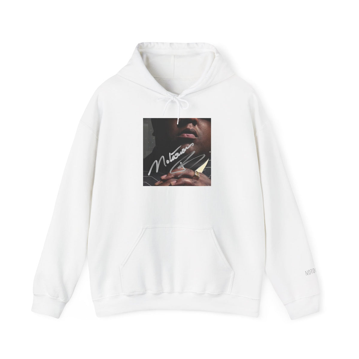 Hoodie “No Tears” Signature Photo Print – Cozy Streetwear Pullover