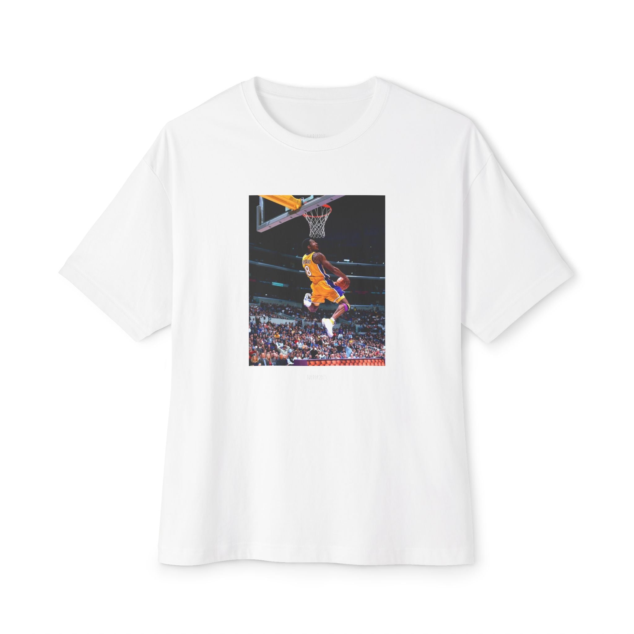 Basketball Dunk Photo Tee — Vintage Game Night Oversized Shirt
