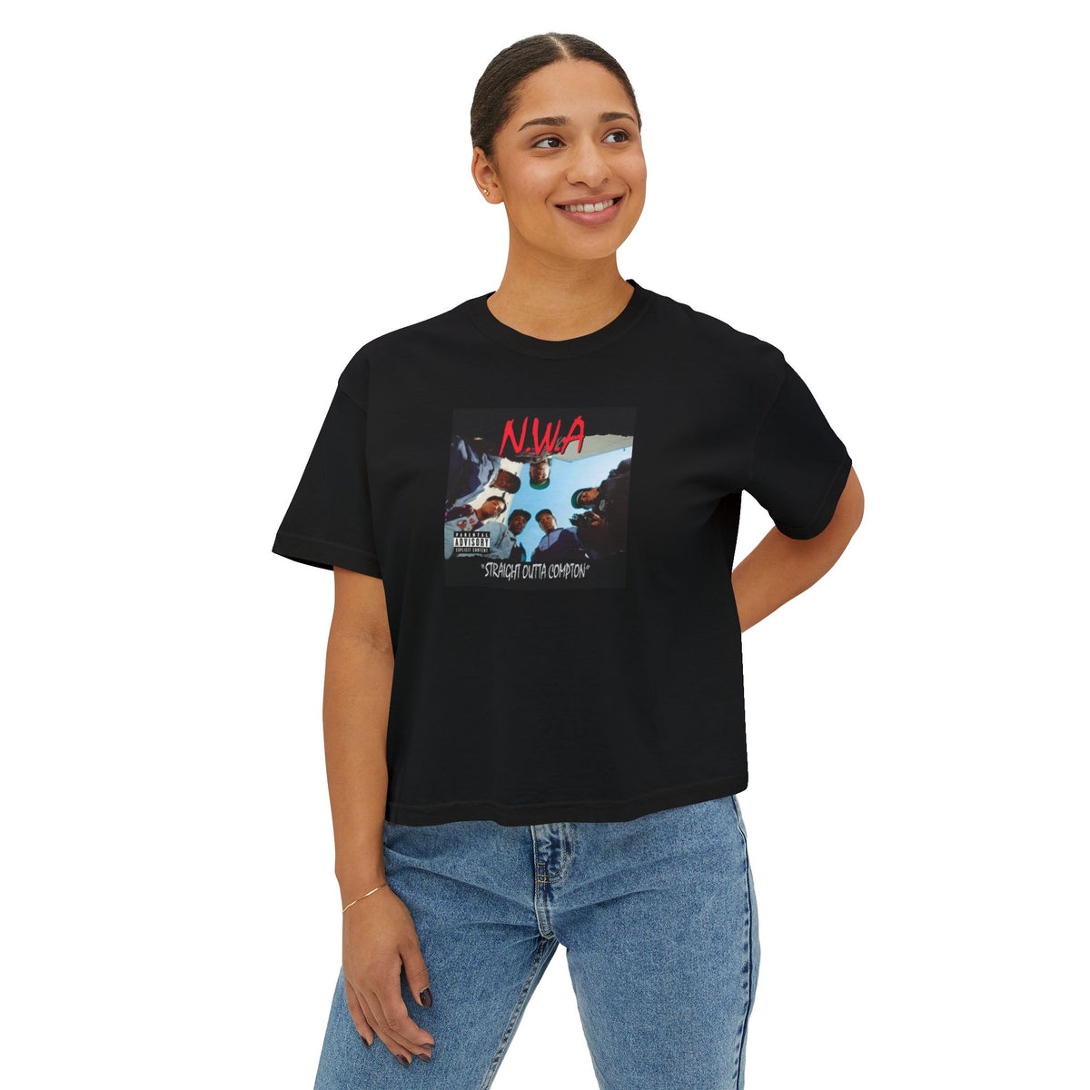 NWA 'Straight Outta Compton' Women's Boxy Tee