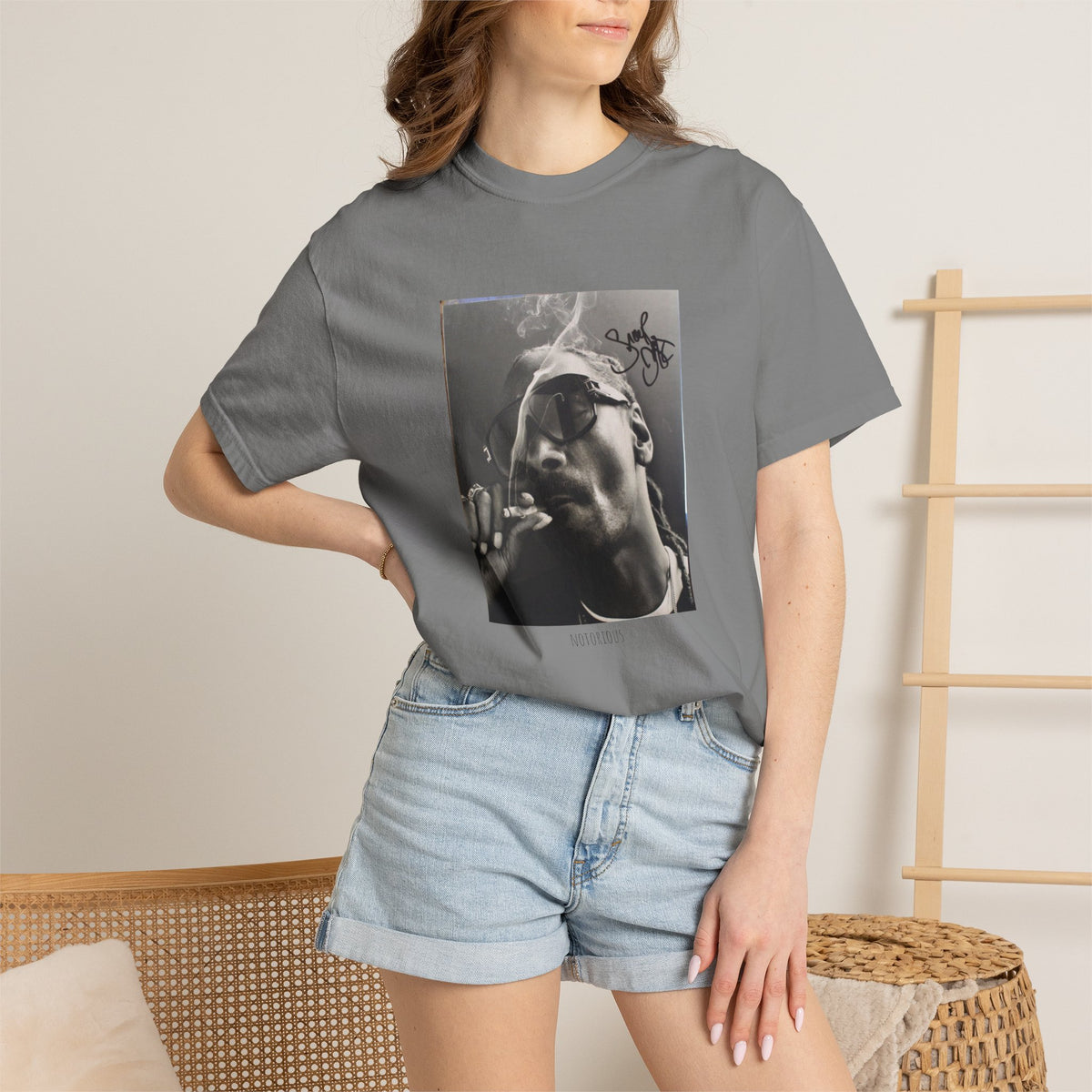 Photo Graphic T-Shirt – Vintage Rap Icon Tee