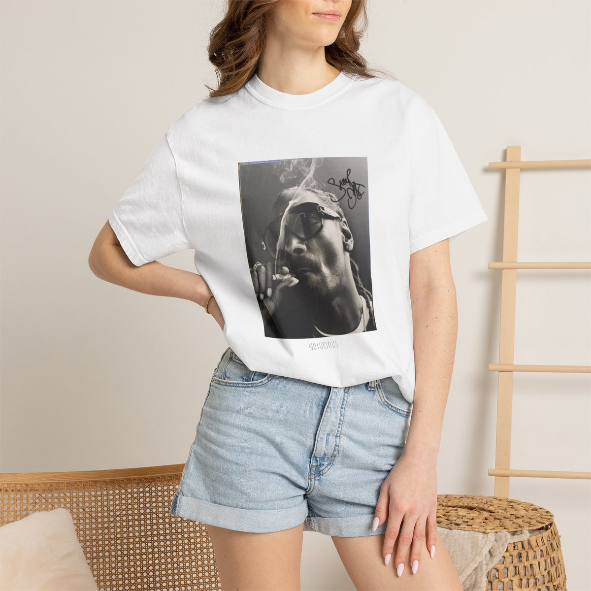 Photo Graphic T-Shirt – Vintage Rap Icon Tee