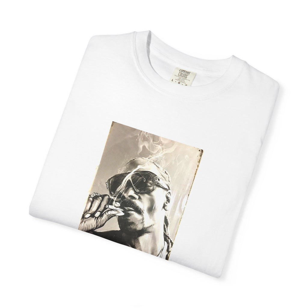 Portrait T-Shirt — Vintage Rap Icon Graphic Tee